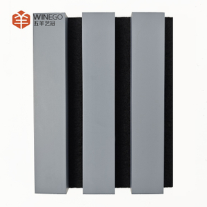 நிலையான பொருட்களுடன் சுற்றுச்சூழல் நட்பு மர ஸ்லேட் ஒலி பேனல் 